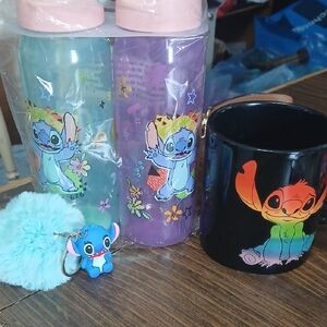 Disney Stitch Kids Accessory Set - Black, Blue, Purple